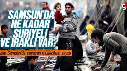 Samsun’da kaç Suriyeli ve Iraklı Mülteci Var?