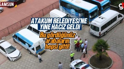 CHP&#039;li Atakum Belediyesi&#039;nin araçlarına haciz geldi