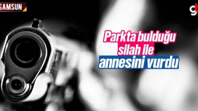 Hastenebaşı'nda parkta bulduğu silah ile annesini vurdu