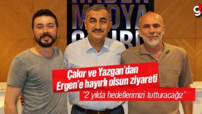 Okan Çakır ve Recep Yazgan’dan Ali Yılmaz Ergen’e hayırlı olsun ziyareti