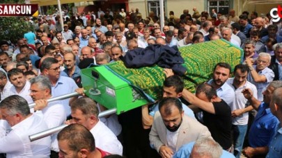 Salıpazarı'nda selde hayatını kaybeden 2 kişi defnedildi