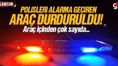 Samsun Haber: Polisleri alarma geçiren araç duruldu