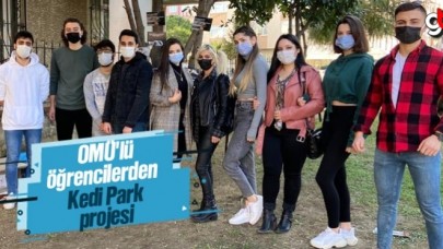 OMÜ'lü öğrencilerden 'Kedi Park' projesi