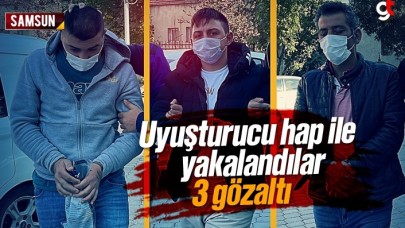 Samsun'da uyuşturucu operasyonunda 3 gözaltı