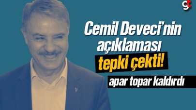 Cemil Deveci'nin tepki çeken paylaşımı