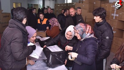 Tekkeköy’de yardımlar koordinasyon içinde ulaştırılıyor