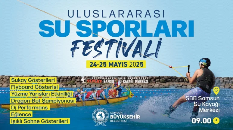 Samsun'da Karadeniz'in En Büyük Su Sporları Festivali Coşkusu Başlıyor!