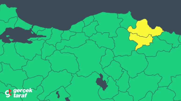 Samsun için Sarı Alarm Uyarısı Yapıldı
