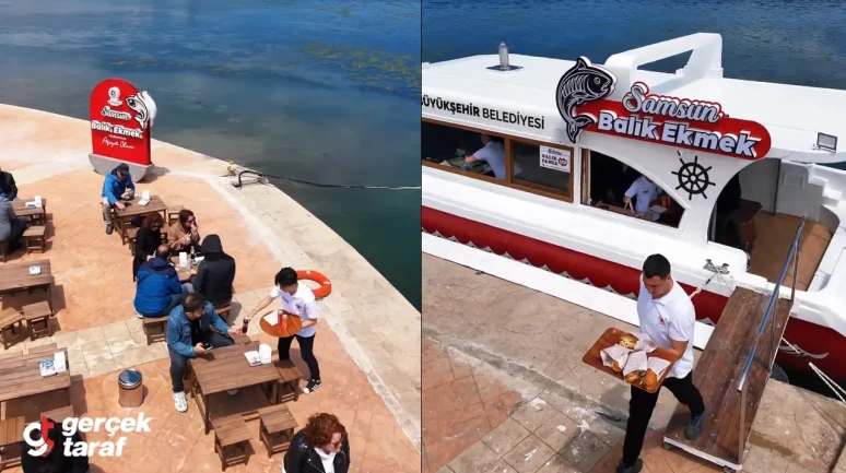 Samsun’da Balık Ekmek Teknesi hizmete girdi