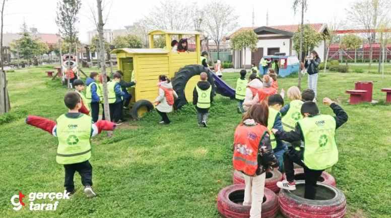 Canik Sıfır Atık Köyü'nde Öğrenciler Hem Eğleniyor Hem Öğreniyor