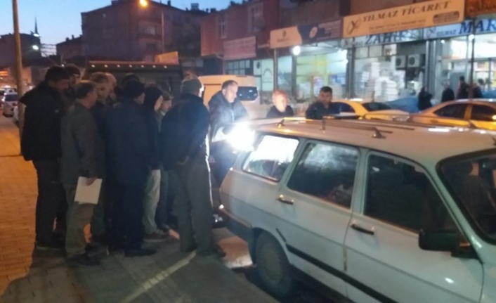 Bafra'da araçtan hırsızlık iddiası