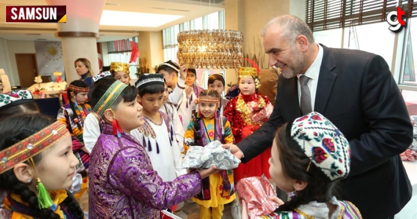 Başkan Sandıkçı'ya Özbek misafir