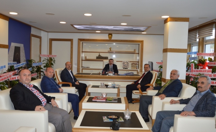 Havza Milli Eğitim Müdürü Sağlam'dan Başkan Özdemir'e ziyaret