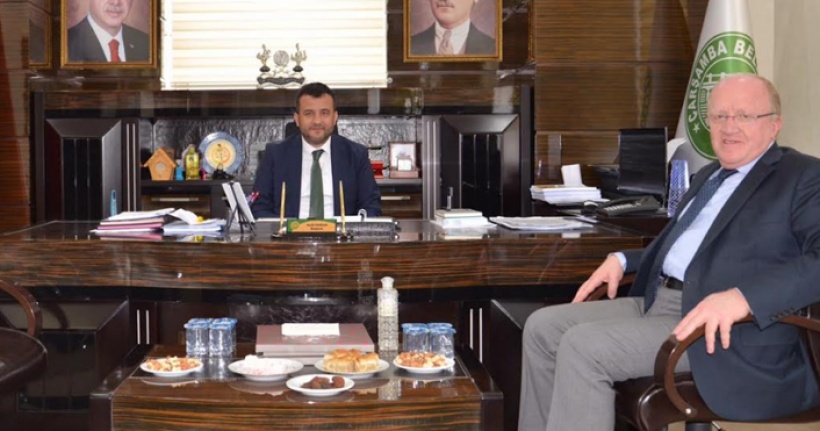 Rektör Mahmut Aydın'dan, Başkan Halit Doğan'a Ziyaret