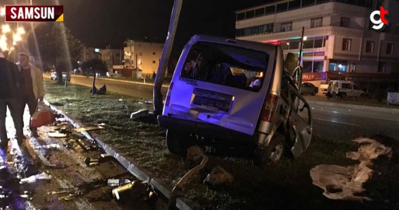 Samsun'da Zincirleme Trafik Kazası