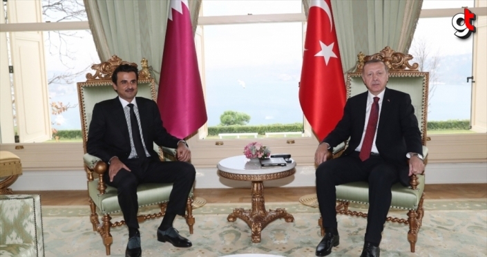 Cumhurbaşkanı Erdoğan, Katar Emiri es-Sani ile telefonda görüştü