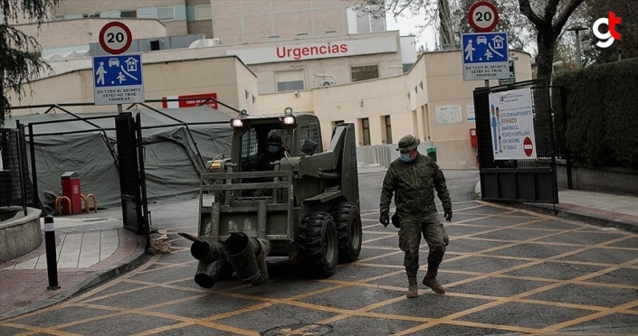 İspanya'da Kovid-19 salgınında ölü ve vaka sayısında rekor artış