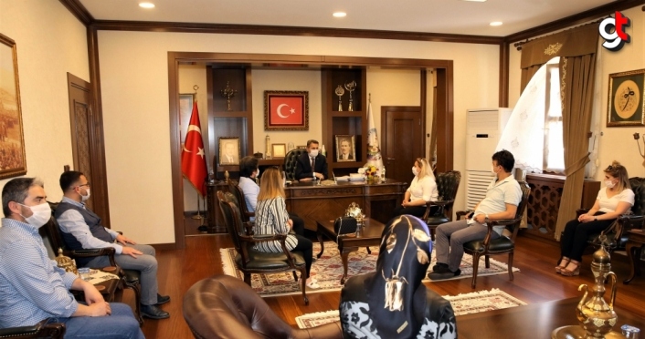Tokat Belediye Başkanı Eroğlu'na teşekkür ziyareti