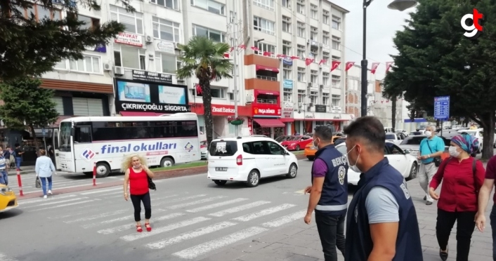Zonguldak'ta maske denetimi