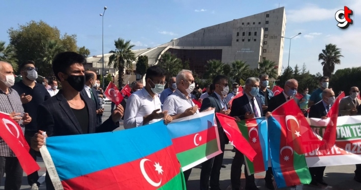 Samsun'dan Azerbaycan'a dualı destek