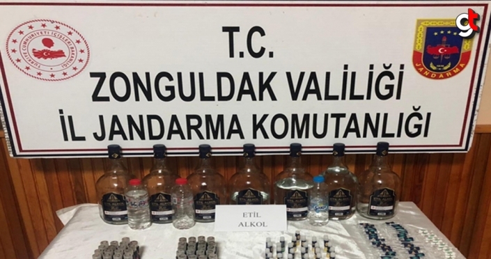 Zonguldak'ta sahte içki operasyonunda bir gözaltı