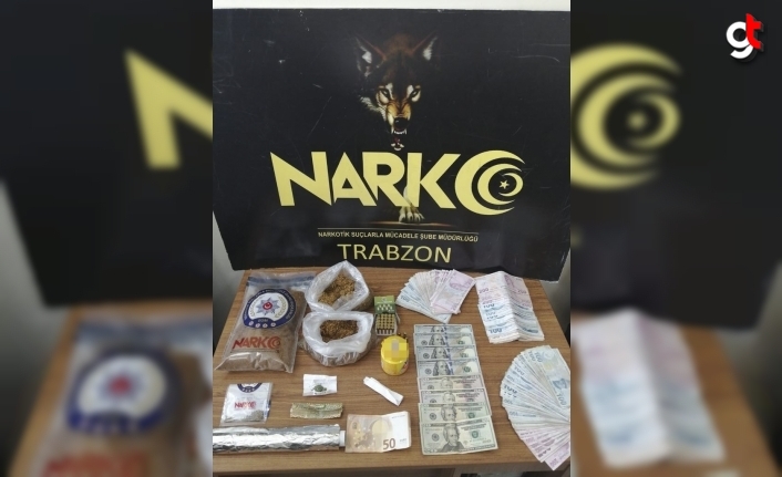 Trabzon'da uyuşturucu operasyonunda 3 kişi gözaltına alındı