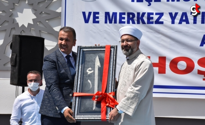 Diyanet İşleri Başkanı Erbaş, Korgan Müftülüğü binası ve Kur'an kursunun açılışına katıldı: