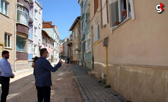 Tokat Belediyesi sokaklarda altyapı çalışmalarını sürdürüyor
