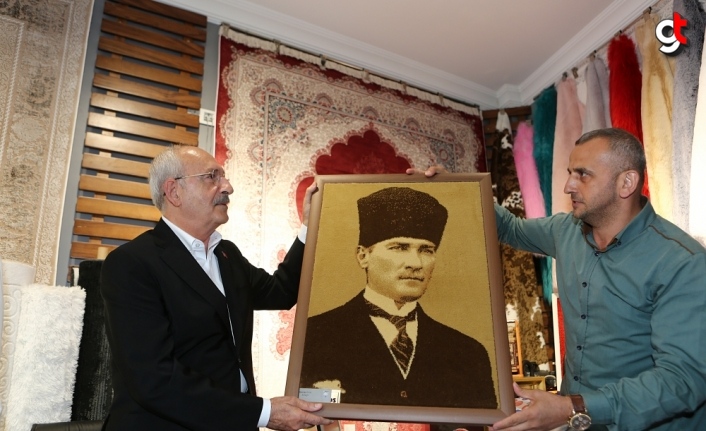 CHP Genel Başkanı Kılıçdaroğlu, Rize'de esnafı ziyaret etti: