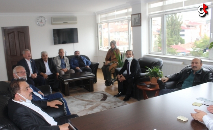 MHP Havza İlçe Başkanlığından Kaymakam Nayman'a ziyaret