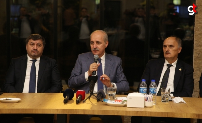 AK Parti'li Kurtulmuş, Giresun'da basın mensupları ve STK temsilcileriyle bir araya geldi: