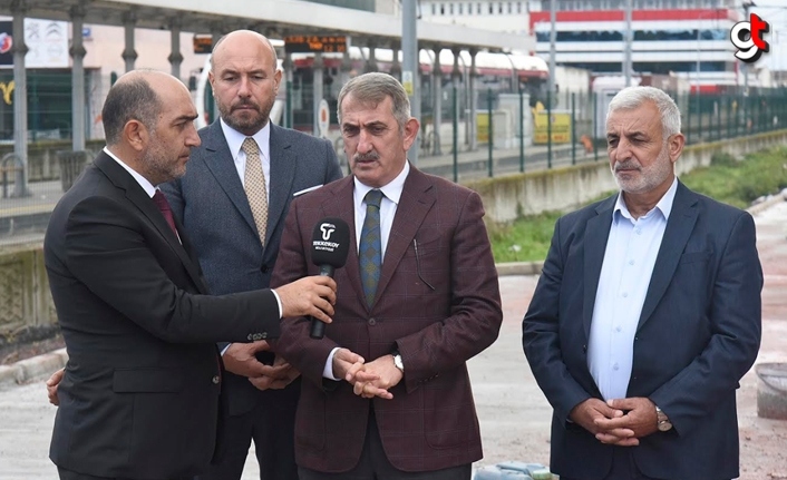 Başkan Hasan Togar, Tekköy'de ki projeleri Fuat Köktaş'a anlattı