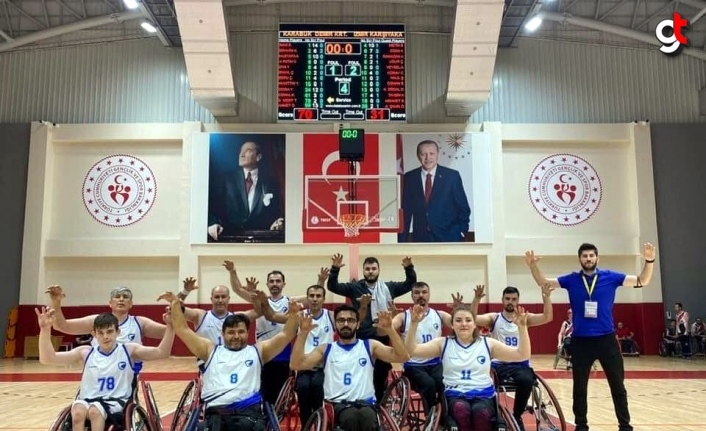 Karabük'ün tekerlekli sandalye basketbol takımında hedef, Euroleague 3 finallerine kalmak