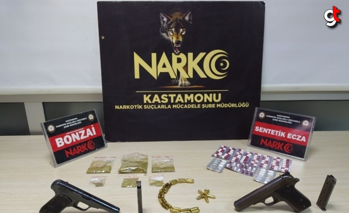 Kastamonu'da uyuşturucu operasyonunda 4 kişi tutuklandı