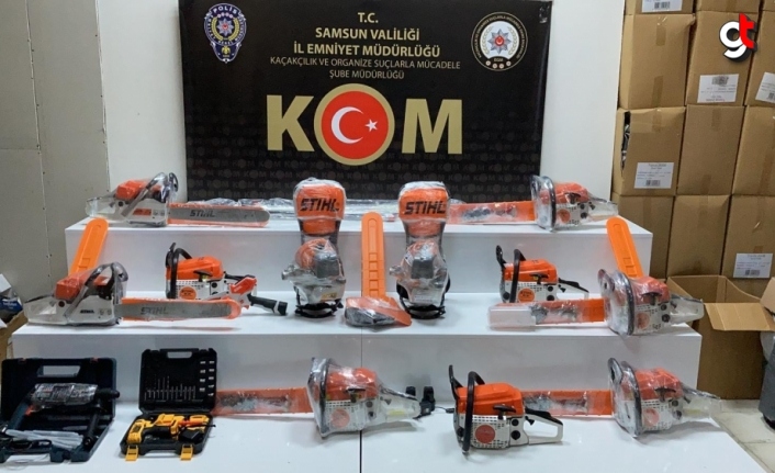 Samsun'da faturasız hırdavat ürün satan kişi gözaltına alındı