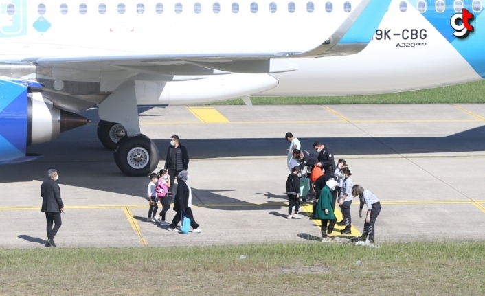 Trabzon Havalimanı'na inen uçak için bomba ihbarı yapıldı