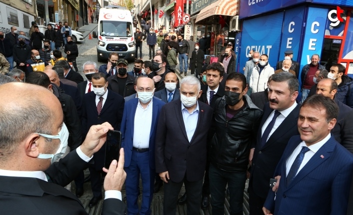 AK Parti Genel Başkanvekili Binali Yıldırım, Gümüşhane'de ziyaretlerde bulundu