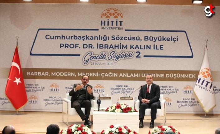Cumhurbaşkanlığı Sözcüsü İbrahim Kalın, Hitit Üniversitesi öğrencileriyle bir araya geldi: