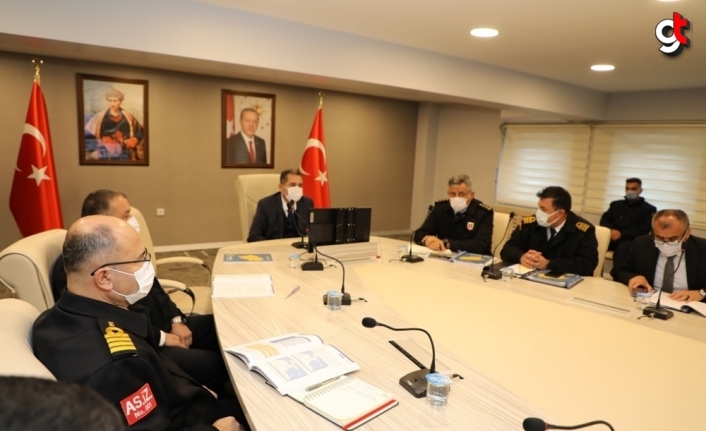 Bartın'da Türkiye Afet Müdahale Planı kapsamında masabaşı tatbikatı yapıldı