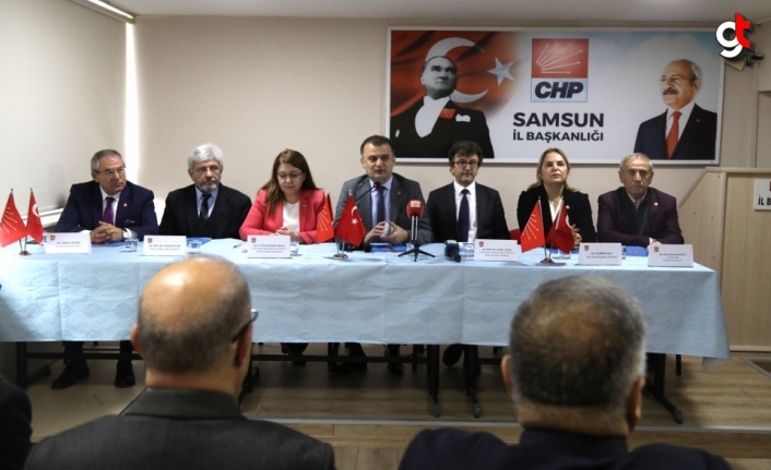 CHP Genel Başkan Yardımcıları Karaca ve Taşkın, Samsun'da basın toplantısı düzenledi