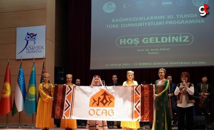 Karabük'te Türk devletlerinin bağımsızlığının 30. yılı kutlandı