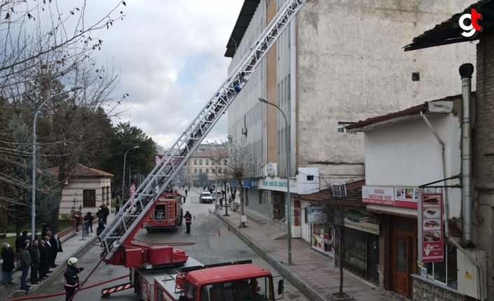 Kastamonu'da iş merkezinde çıkan yangın söndürüldü