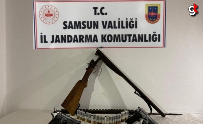 Samsun'da silah kaçakçılığı ve tarihi eser operasyonunda bir zanlı yakalandı