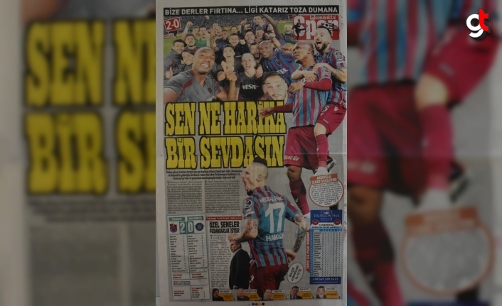 Trabzon yerel basınında Adana Demirspor galibiyetinin yansımaları