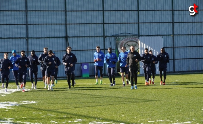 Çaykur Rizespor, Hatayspor maçı hazırlıklarına başladı