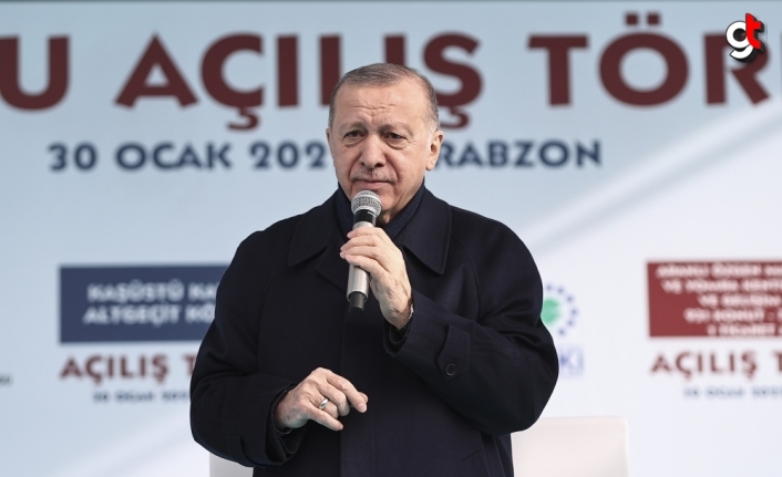 Cumhurbaşkanı Erdoğan, Trabzon'da toplu açılış töreninde konuştu: (1)