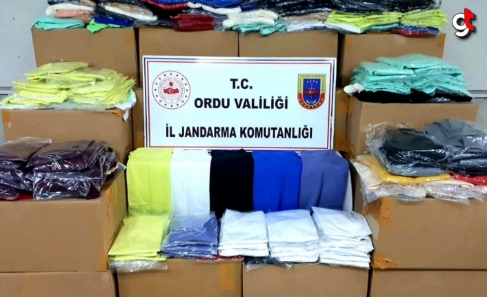 Ordu'da lisanslı tekstil ürünleri çalan 5 kişi yakalandı