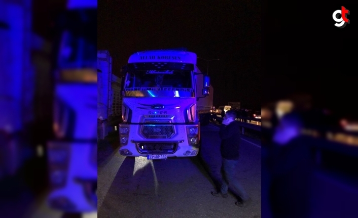 Samsun'da 4 tırın karıştığı trafik kazasında 1 kişi yaralandı
