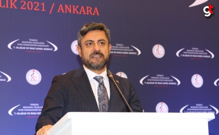 TBESF Başkanı Ergezen'den lokomotifin çarpması nedeniyle ayağı kesilen Eren'e destek
