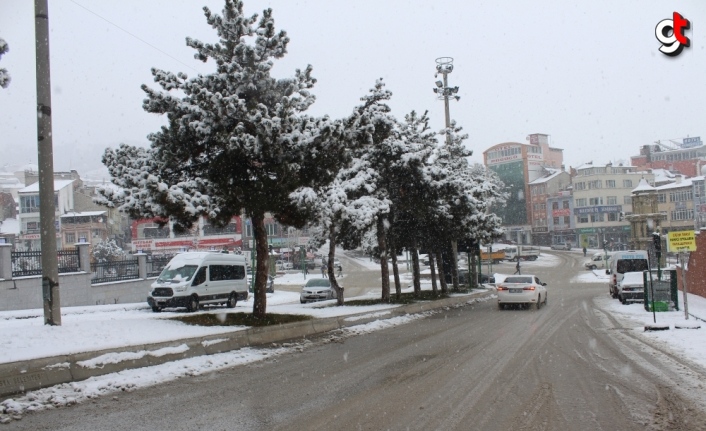 Tosya'da kar ve soğuk hava hayatı olumsuz etkiledi